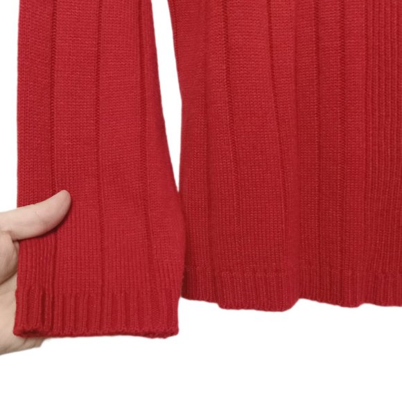 Vintage Y2K Arizona Men's Sweater Red Striped Size Medium - Picture 7 of 9